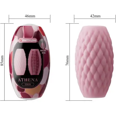 Athena Eros Masturbador Masculino Silicona Rosa - Sumergible