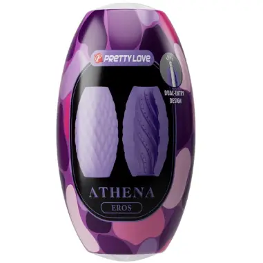 Athena Eros Masturbador Masculino Silicona Morado