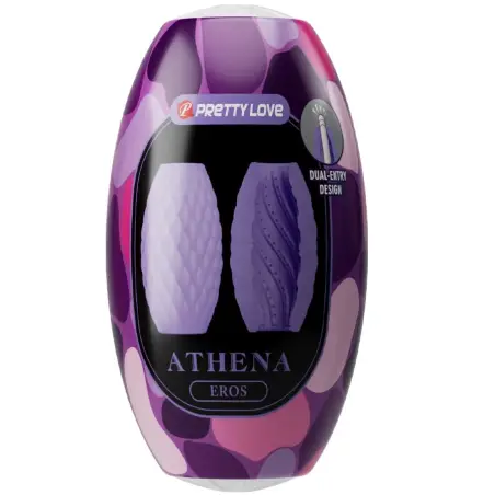 Athena Eros Masturbador Masculino Silicona Morado