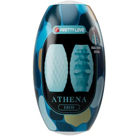 Athena Eros Masturbador Masculino Silicona Celeste