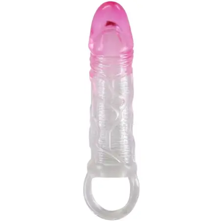 Odes Funda Realística Alargadora de 2 cm para Pene Rosa