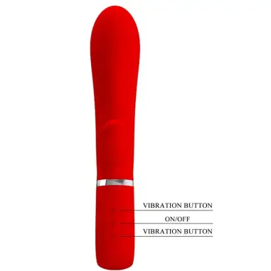 Thomas Vibrador Punto G Multifunción Rojo | Pretty Love