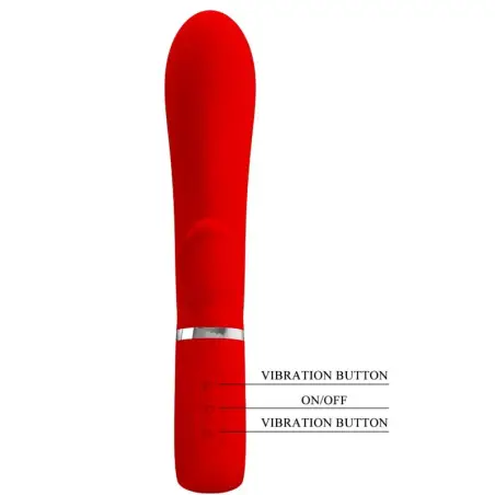 Thomas Vibrador Punto G Multifunción Rojo | Pretty Love