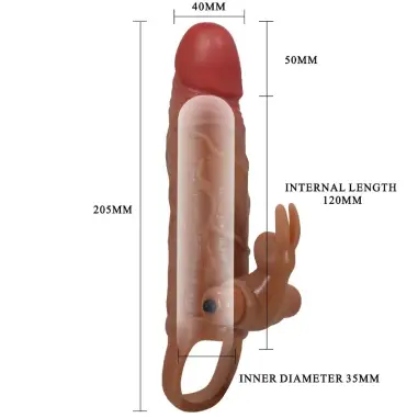 Osmar Funda para Pene + Estimulador de Clítoris