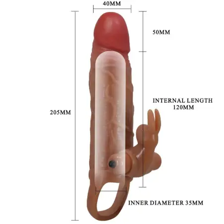 Osmar Funda para Pene + Estimulador de Clítoris