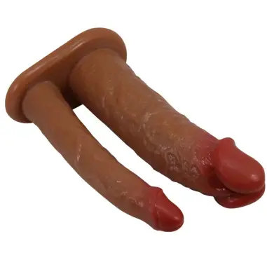 Yairon Funda para Pene Doble con Extensión de 4 cm Mulato