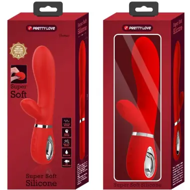 Thomas Vibrador Punto G Multifunción Rojo | Pretty Love