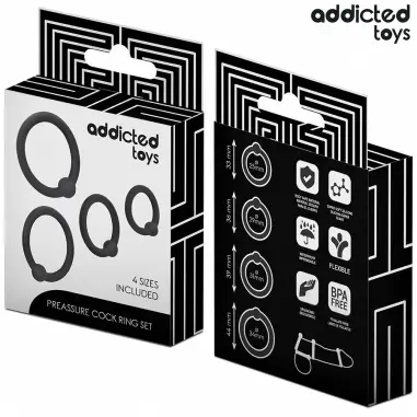 Set Anillos Silicona de Presión | Addicted Toys