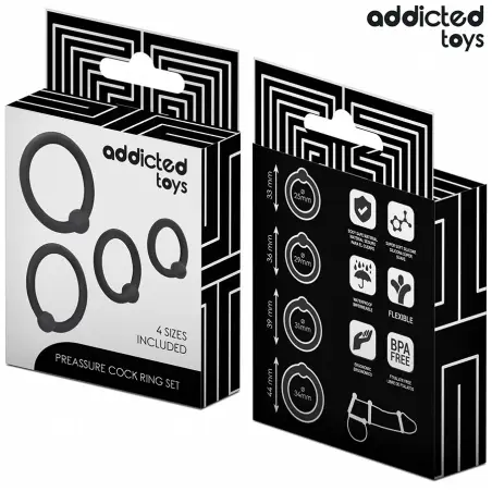 Set Anillos Silicona de Presión | Addicted Toys