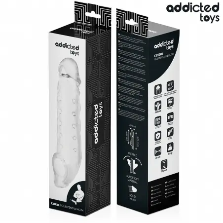 Funda para el Pene Transparente Talla S 23 cm