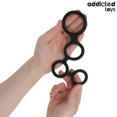 Anillo para el Pene con Divisores para Testículos