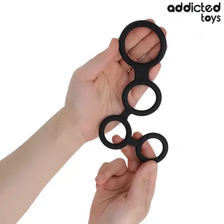 Anillo para el Pene con Divisores para Testículos