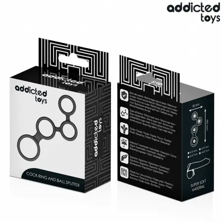 Anillo para el Pene con Divisores para Testículos