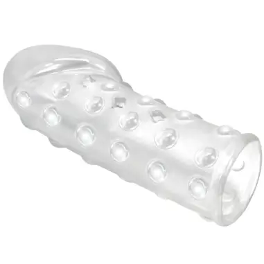 Funda para Pene Apretada y Voluminizadora Transparente