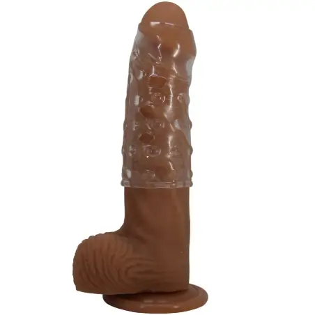 Funda para Pene Apretada y Voluminizadora Transparente