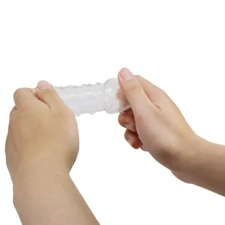 Funda para Pene Apretada y Voluminizadora Transparente