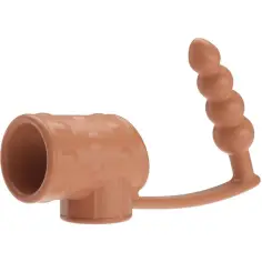 PRETTY LOVE - FUNDA PARA PENE CON PLUG ANAL NATURAL 2