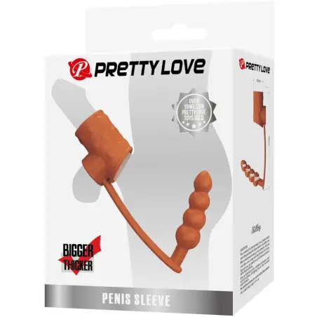 Funda para Pene con Plug Anal Natural | Pretty Love