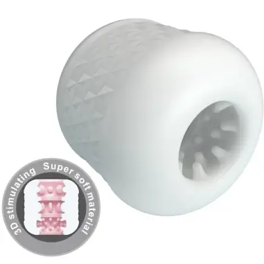 Crystle Masturbador Masculino Blanco | Pretty Love