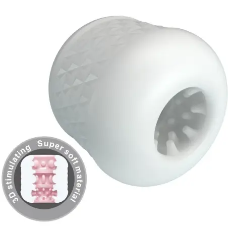Crystle Masturbador Masculino Blanco | Pretty Love
