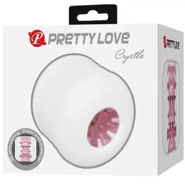 Crystle Masturbador Masculino Blanco | Pretty Love
