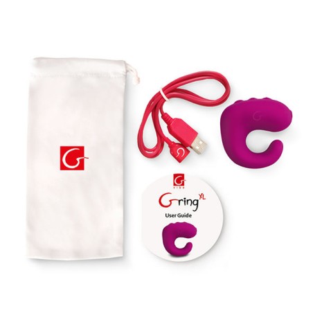 G-VIBE - FUN TOYS GRING ANILLO VIBRADOR XL SWEET RASPBERRY G-VIBE