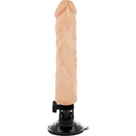 BASECOCK - VIBRADOR REALÍSTICO CONTROL REMOTO NATURAL 21 CM -O- 4 CM BASECOCK