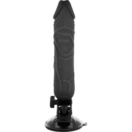 BASECOCK - VIBRADOR REALÍSTICO CONTROL REMOTO NEGRO 20 CM -O- 4 CM BASECOCK