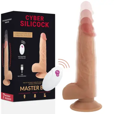 CYBER SILICOCK - REALÍSTICO CONTROL REMOTO MASTER BEN 23.88 CM -O- 4.3 CM