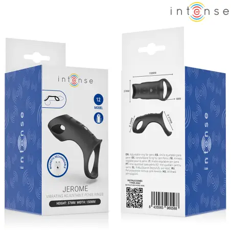 Jerome Anillo Vibrador Ajustable Modelo 12 | Intense