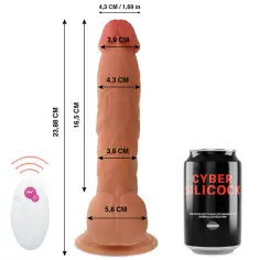 CYBER SILICOCK - REALÍSTICO CONTROL REMOTO MR JOHN 23.88 CM -O- 4.3 CM 2