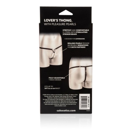 CALEXOTICS - LOVERS TANGA CON PERLAS DE PLACER CALEXOTICS