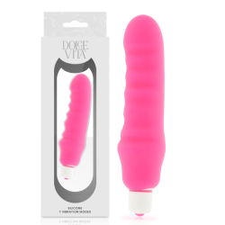 DOLCE VITA - GENIUS VIBRADOR SILICONA ROSA DOLCE VITA 2