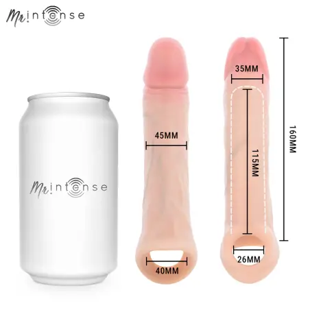 Arnold L Vibrador Funda Pene Silicona Control Remoto 16 cm