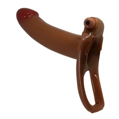 Bradden Strap-On con Vibración - Tacto Realista