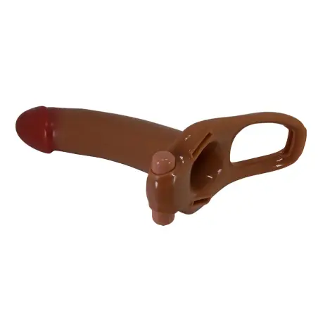 Bradden Strap-On con Vibración - Tacto Realista