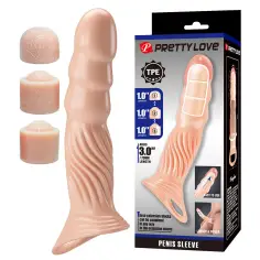 PRETTY LOVE - FUNDA PARA PENE TEXTURIZADA CON EXTENSORES 2