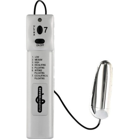 SEVEN CREATIONS - ULTRA 7 VECTOR HUEVO VIBRADOR SEVEN CREATIONS