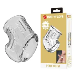 PRETTY LOVE - FUNDA CORTA PARA PENE TRANSAPARENTE 2