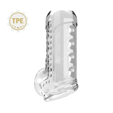 Funda para Pene Texturizada Transparente | Pretty Love
