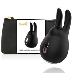 COQUETTE CHIC DESIRE - ESTIMULADOR CLÍTORIS NEGRO / GOLD CONEJO COQUETTE TOYS