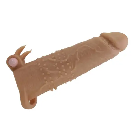 Quillon Funda para Pene con Estimulador de Clítoris