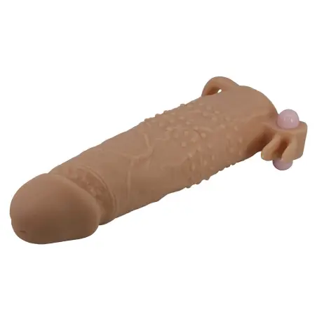 Quillon Funda para Pene con Estimulador de Clítoris