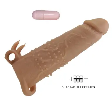 Quillon Funda para Pene con Estimulador de Clítoris