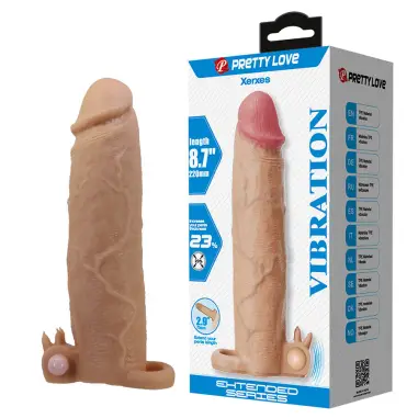 Xerxes Funda para Pene con Estimulador de Clítoris