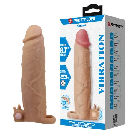 Xerxes Funda para Pene con Estimulador de Clítoris
