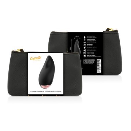 COQUETTE CHIC DESIRE - ESTIMULADOR CLÍTORIS NEGRO / GOLD GOTA COQUETTE TOYS