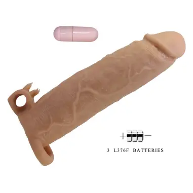 Xerxes Funda para Pene con Estimulador de Clítoris