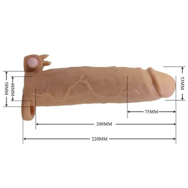 Xerxes Funda para Pene con Estimulador de Clítoris