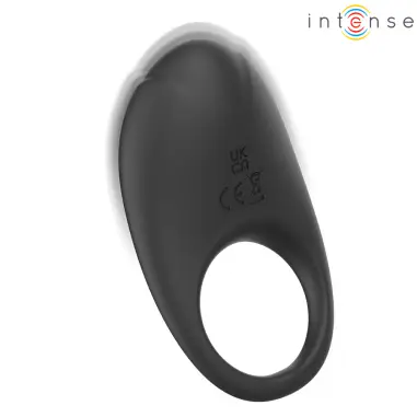 Merlotte Anillo Vibrador con Estimulación de Clítoris Negro